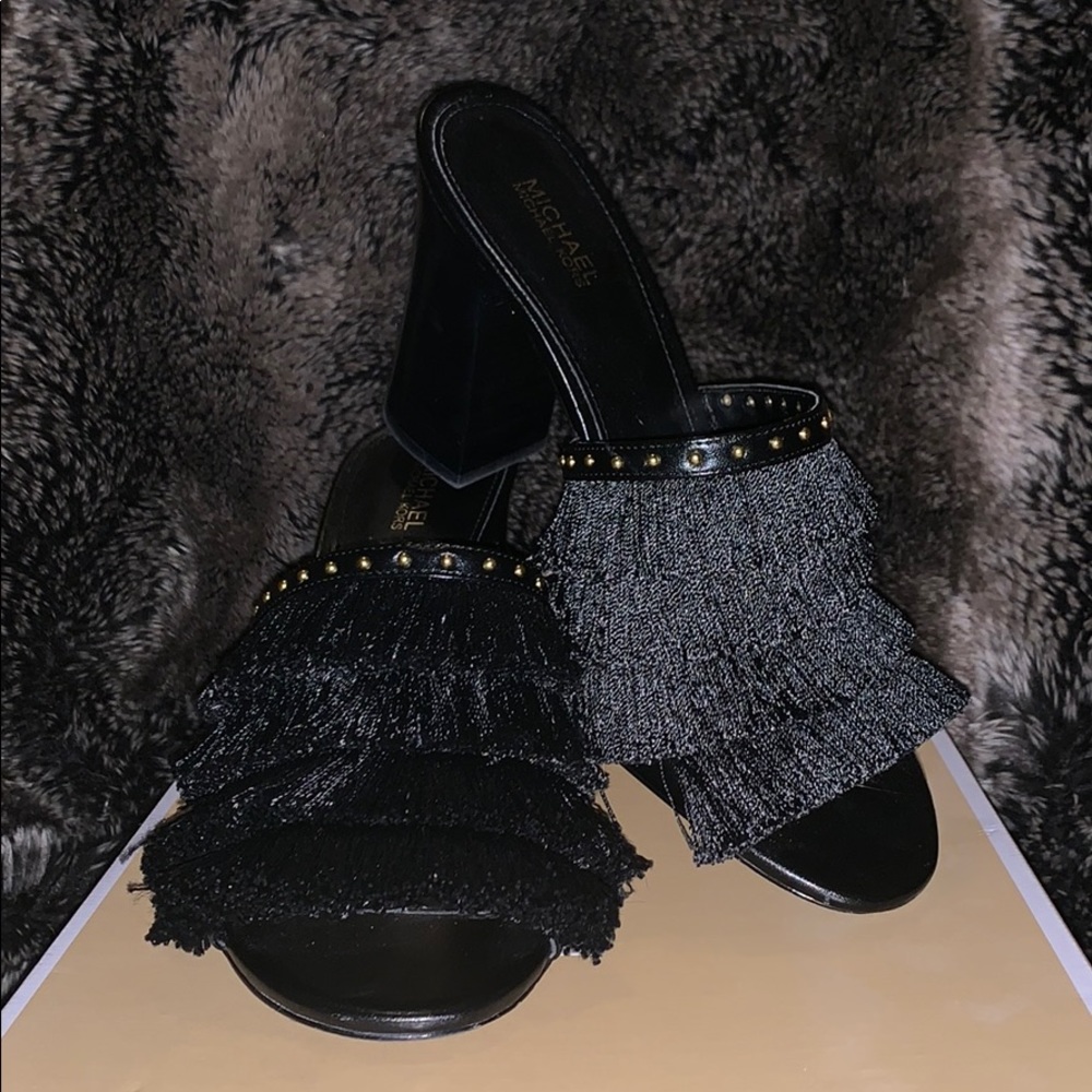 Michael Kors Black Gallagher Mule